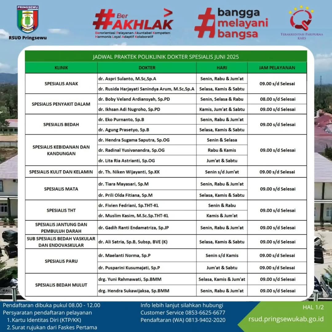 RSUD Pringsewu Umumkan Jadwal Dokter Spesialis Juni 2025, Pendaftaran Lewat WhatsApp! 2 FB IMG 1750556016102