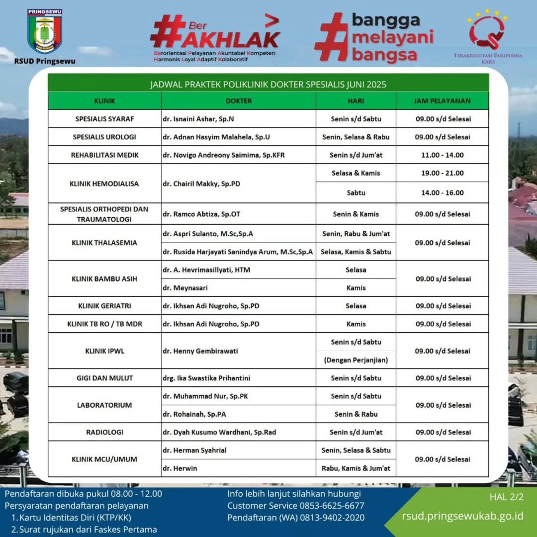 RSUD Pringsewu Umumkan Jadwal Dokter Spesialis Juni 2025, Pendaftaran Lewat WhatsApp! 3 FB IMG 1750556021911