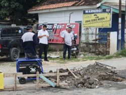 PDAM Pringsewu Gerak Cepat Tangani Kebocoran Pipa di Jalan STM Pringombo