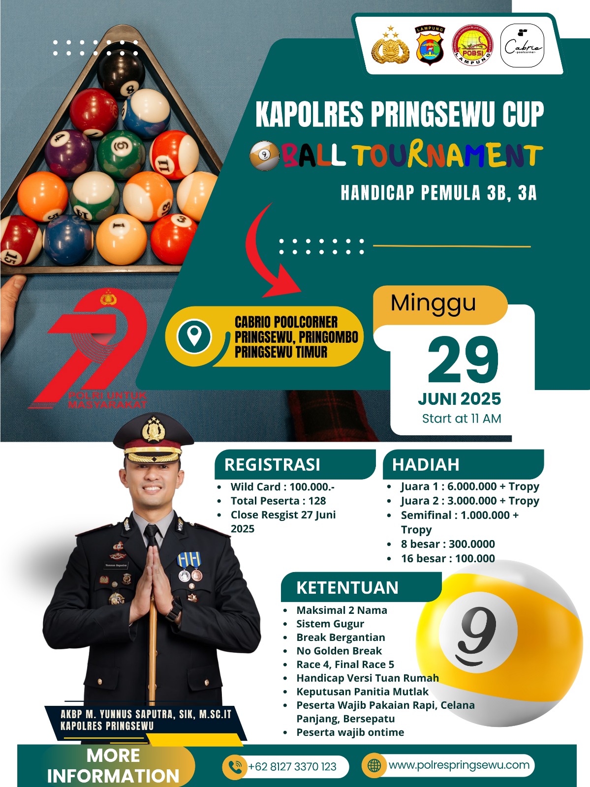 Polres Pringsewu Ajak Masyarakat Meriahkan Hari Bhayangkara ke-79 Lewat Beragam Lomba 1 IMG 20250625 WA0041