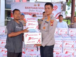 Sambut Hari Bhayangkara ke-79, Polres Langsa Salurkan Sembako