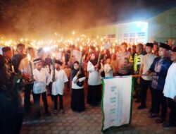 Wali Kota Langsa Pimpin Pelepasan Ratusan Peserta Pawai Obor Gampong Baroh Langsa Lama