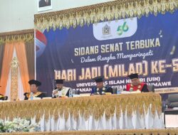 Perdana, UIN Sultanah Nahrasiyah Gelar Sidang Senat Rayakan Milad ke-56