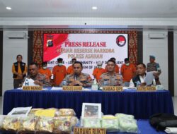 Polres Asahan Ungkap Dua Kasus Besar Narkotika, 30 Kg Sabu Diamankan