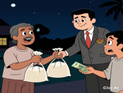 Difoto Pegang Dua Sak, Pulang Bawa Satu dan Dipungut 5 Ribu, Ironi Bantuan Beras di Pekon Kedaung Pringsewu