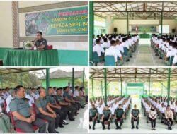Dandim Simeulue Beri Arahan Kepada SPPI Batch 3: Tetap Kompak dan Bersyukur
