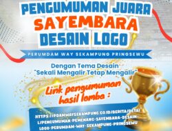 PDAM Way Sekampung Pringsewu Umumkan Pemenang Sayembara Desain Logo