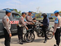 Propam Polres Pringsewu Gelar Razia Internal, Tegakkan Disiplin Lalu Lintas Anggota