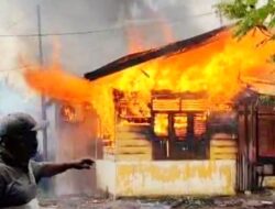 Diduga Sengaja Dibakar, Satu Rumah Warga di Langsa Hangus Dilalap Sijago Merah