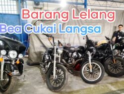 Bea Cukai Langsa Lelang Barang Sitaan Berbagai Jenis Moge Sampai Dump Truck
