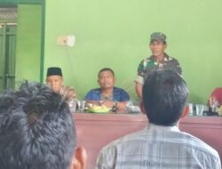 Danramil 04/Susoh Sosialisasikan Penerimaan TNI kepada Warga Gampong