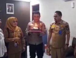 Camat & Danramil Sambangi Mapolsek di Hari Bhayangkara ke-79