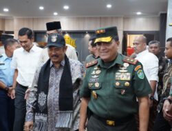 Pangdam IM Sambut Menteri PPN/Bappenas di Aceh, Bahas Sinergi Pembangunan Nasional