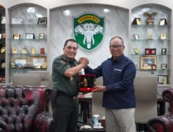 Sinergi TNI dan BUMN, Pangdam IM Terima Audensi Komisaris Utama PT Adhi Karya