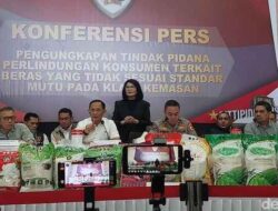 Bareskrim Sita Barang Bukti Beras Oplosan, Tiga Perusahaan Diduga Terlibat
