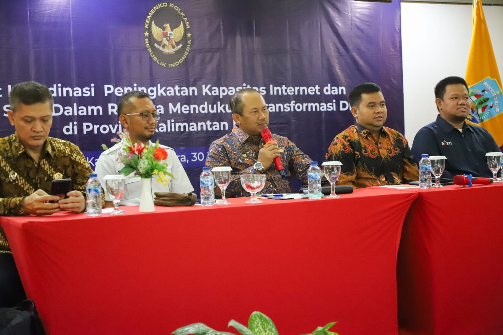 Kemenko Polkam Gelar Rakor Darurat Ancaman Kejahatan Siber Nasional 1 IMG 20250814 WA0008