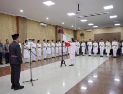 Bupati Pringsewu Kukuhkan Anggota Paskibraka Tahun 2025