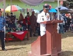 Pekon Bandung Baru Gelar Upacara HUT RI ke-80, Kepala Pekon Tekankan Makna Prestasi