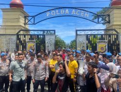 Unjuk Rasa di Mapolda Aceh, Kapolda Puji Sikap Damai Mahasiswa