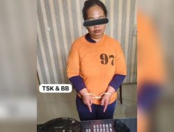 Polres Tanah Karo Bekuk Perempuan di Berastagi, 14 Paket Sabu Disita