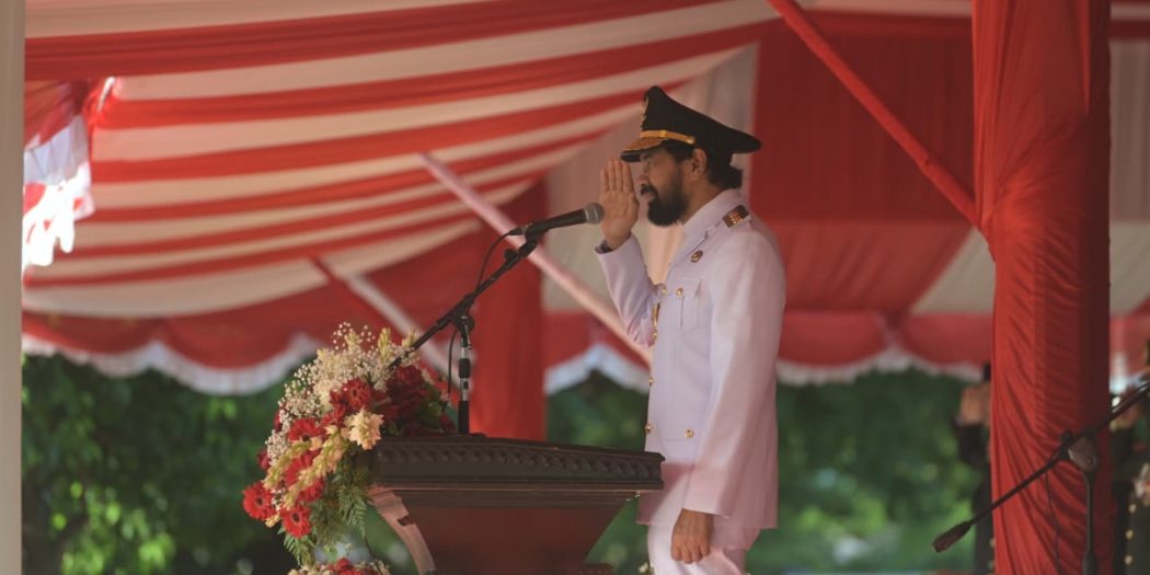 HUT ke-80 RI, Gubernur Aceh Muzakir Manaf Jadi Inspektur Upacara di Blang Padang 1 gubernur aceh hut ri