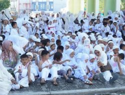 Ribuan Anak PAUD di Padang Antusias Ikuti Manasik Haji
