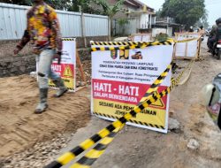 Proyek Box Culvert BMBK Provinsi Lampung di Pardasuka Pringsewu Diduga Bermasalah