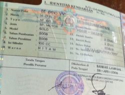 Warga Pringsewu Lapor Kehilangan STNK, Polisi Terbitkan Surat Tanda Laporan