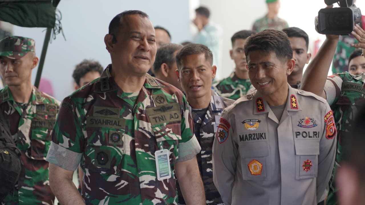 Kapolda Aceh dan Pejabat Utama Hadiri Bakti Sosial TNI di Jasdam IM 1 IMG 20250921 WA0024