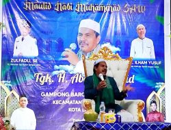 Tgk Wahed Hipnotis Warga Langsa Lama: Kelahiran Nabi Muhammad SAW Merupakan Hari Terbaik Dunia