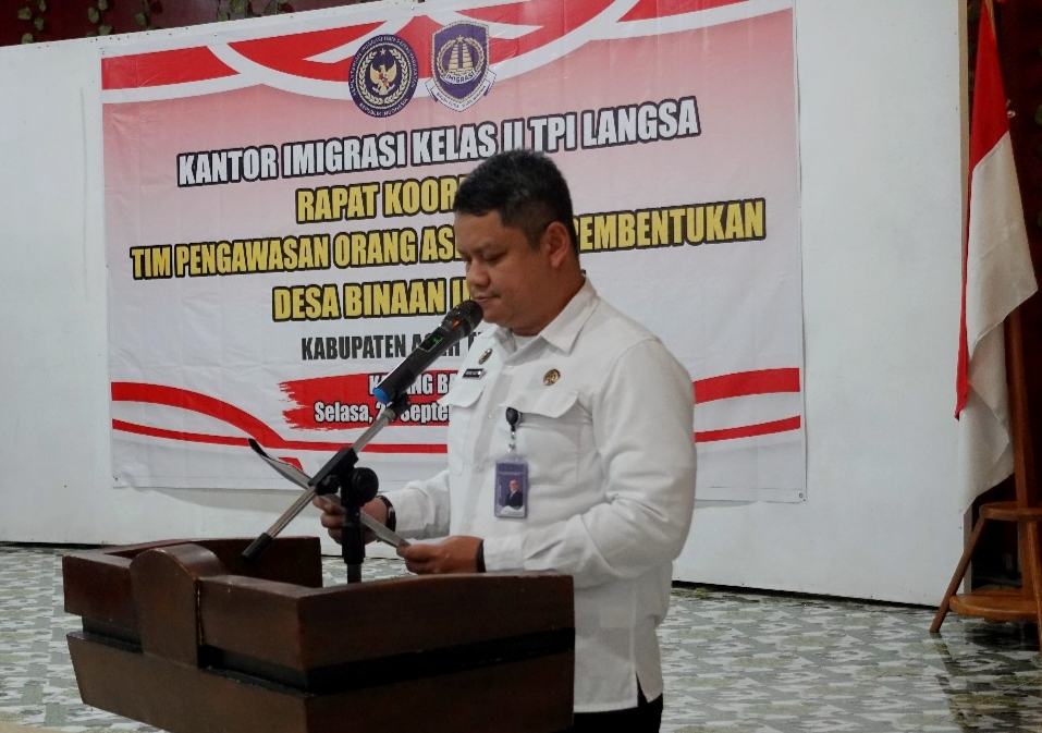 Dukung Stabilitas Nasional, Imigrasi Langsa Gelar Rakor Timpora dan Bentuk Desa Binaan Imigrasi di Tamiang 2 IMG 20250923 194646