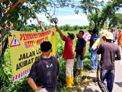 Warga Tamiang Protes Parit Isolasi HGU PTPN IV Gerus Badan Jalan, Manajemen Janji Akan Perbaiki