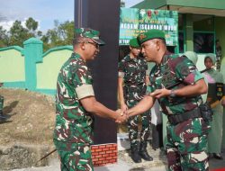 Pangdam IM Kunjungi Yonif TP 856/Satria Bumi Sakti di Nagan Raya