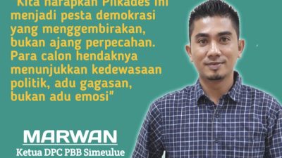 Ketua DPC PBB Simeulue, Marwan. (Foto: ist)