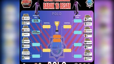 Jadwal Pertandingan Amuren Cup VIII yang masuk Babak 16 Besar. (Foto : ist)
