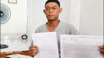 Amrullah, bakal calon Kepala Desa Suka Jaya. (Foto: hariandaerah.com)
