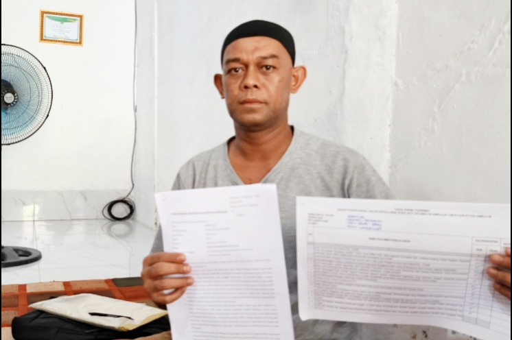 Amrullah, bakal calon Kepala Desa Suka Jaya. (Foto: hariandaerah.com)