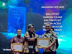 ‎SPS Pusat Anugerahi MODUS ACEH Brand Awards 2025, Media Lokal Terbaik di Aceh