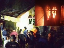 Rumah Warga Gampong Jawa Kembali Terbakar, 5 Damkar Berhasil Padamkan Api