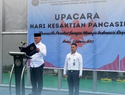 Pegawai dan Warga Binaan Rutan Kabanjahe Ikuti Upacara Hari Kesaktian Pancasila