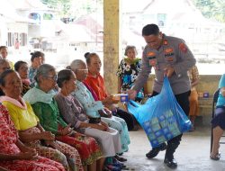 Polres Nias Selatan Peduli, Kasat Binmas Hadiri dan Beri Bantuan dalam Persekutuan Doa Jadula