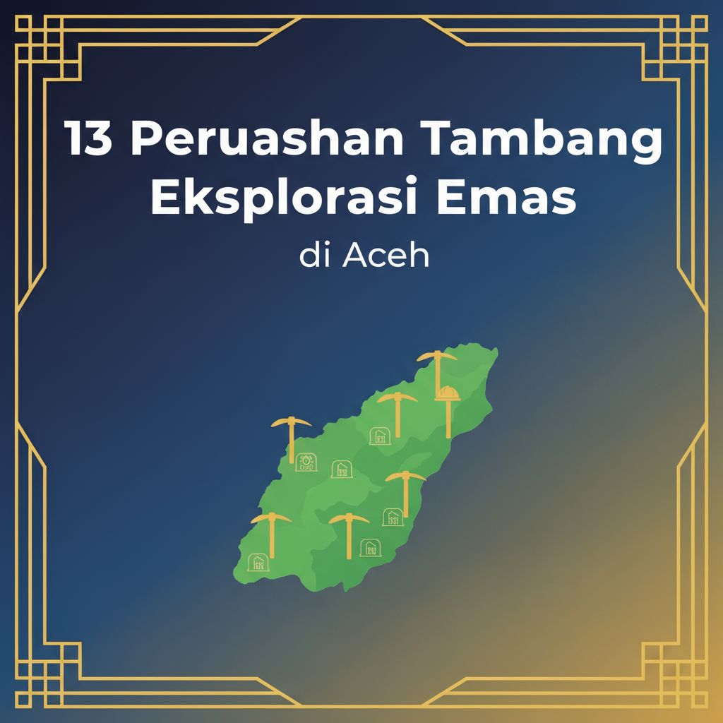 13 Perusahaan Kuasai 24 Ribu Hektare Tambang Emas di Aceh 1 tambang emas di aceh