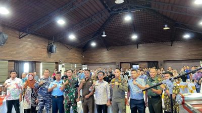 Kegiatan Sosialisasi Peraturan Daerah Kota Padang Nomor 1 Tahun 2025 tentang Ketentraman dan Ketertiban Umum (Trantibum) di Ocean Beach Hotel.(Foto:Diskominfo Padang)