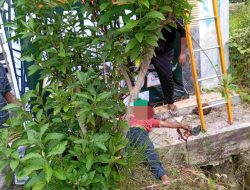 Breaking News! Pekerja Pasang Spanduk IMI Langsa Diduga Tewas Kesetrum