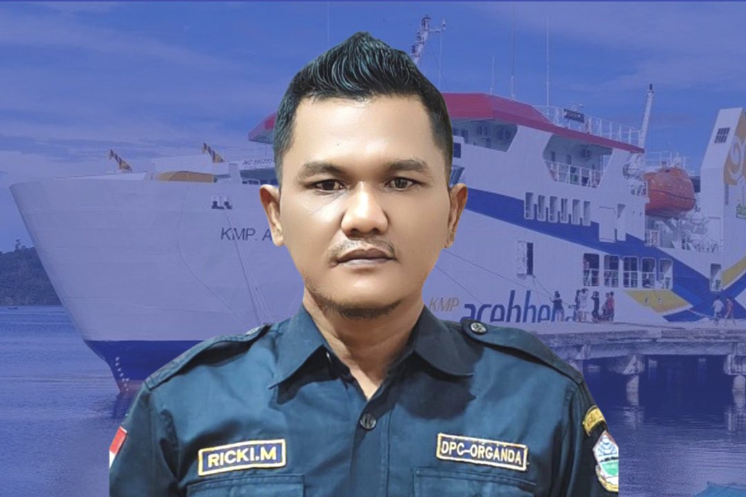 Ketua DPC Organda Simeulue, Ricki Manaf. (Foto : dok. hariandaerah.com)