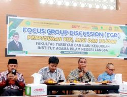 FGD FTIK IAIN Langsa, Doktor Emi: Visi adalah Komitmen Seluruh Civitas Akademika
