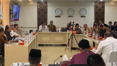 Presidium Pemekaran Brebes Selatan dalam acara audensi resmi dengan Komite I Dewan Perwakilan Daerah (DPD) RI di Jakarta (foto hariandaerah.com/izt)