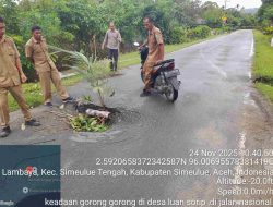Tak Ingin Ada Korban, Kades Luan Sorip Desak BPJN Segera Perbaiki Jalan Rusak