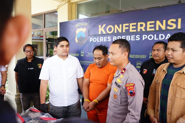 polres brebes tangkap pembunuh driver online