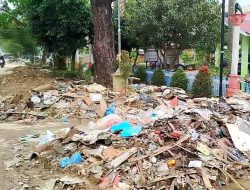 Tanah Lumpur Bekas Kemenag dan BSI Langsa Tutupi Badan Jalan, Wali Kota: Mereka Wajib Pindahkan